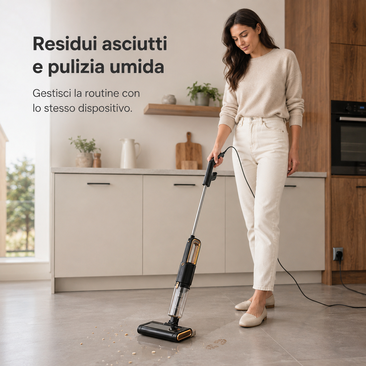 LavaPronto™ DuoClean - Aspirapolvere e lavapavimenti 2-in-1 per semplificare la pulizia quotidiana dei pavimenti