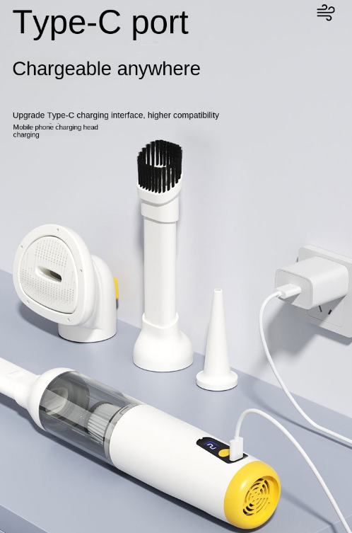 Pet Vacuum Cleaner Multi-Function Grooming Brush and Blower for Cat Hair Removal, Pet Hair Suction and Trimmer, Portable Car Vacuum