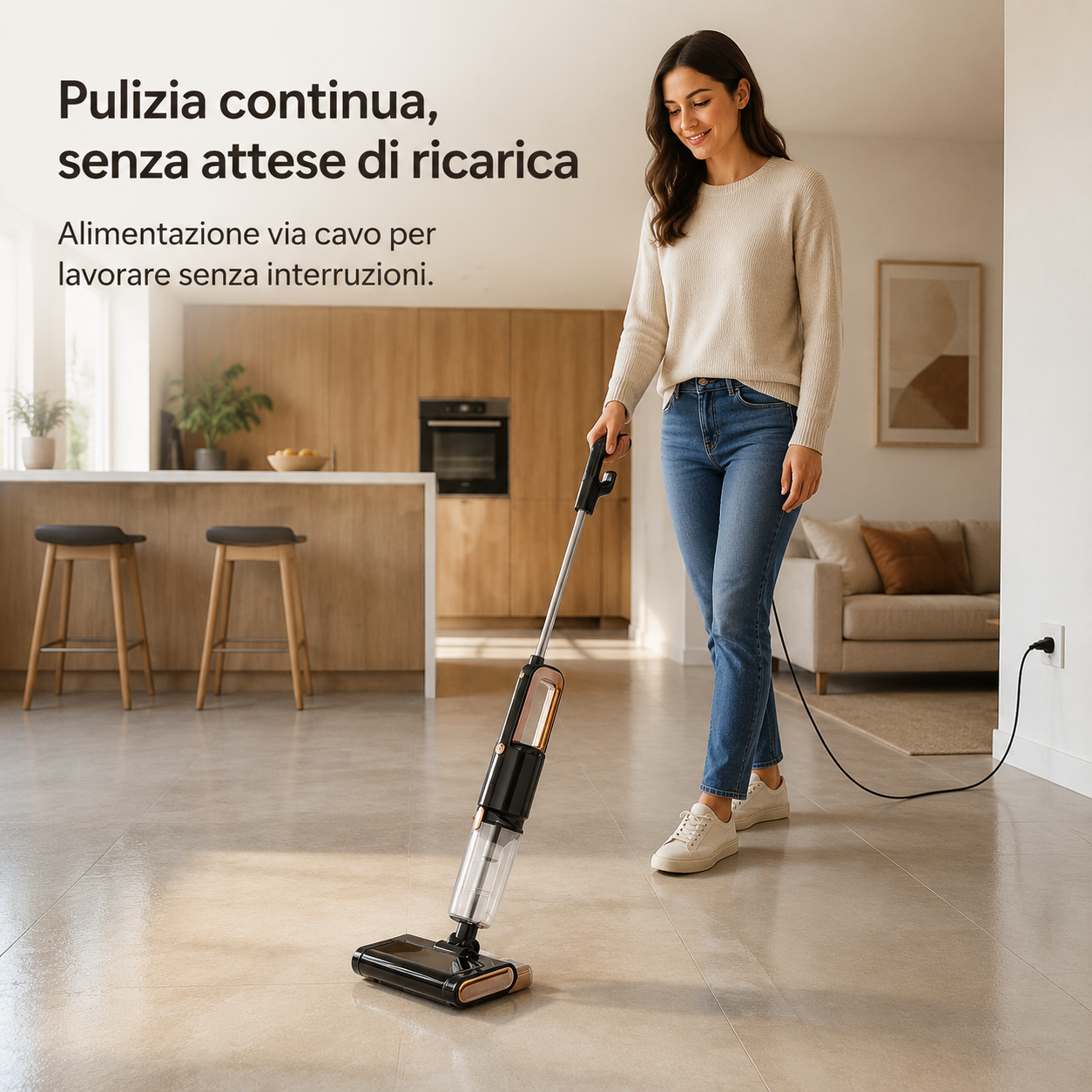 LavaPronto™ DuoClean - Aspirapolvere e lavapavimenti 2-in-1 per semplificare la pulizia quotidiana dei pavimenti