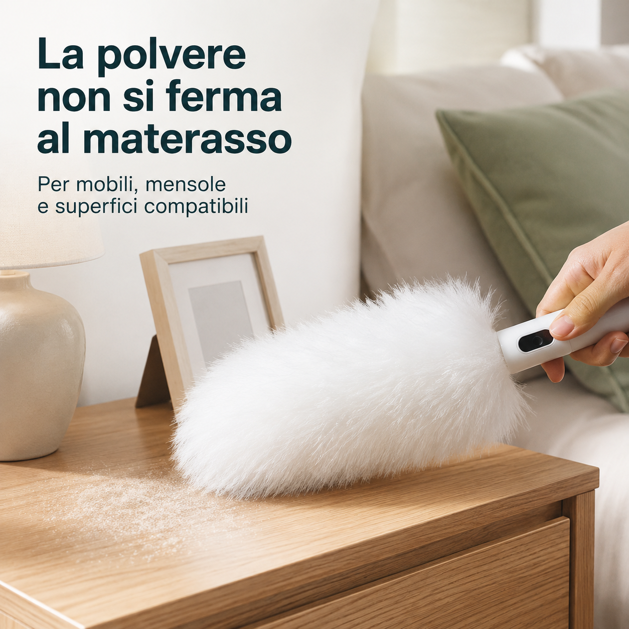 Spolverino elettronico per polvere