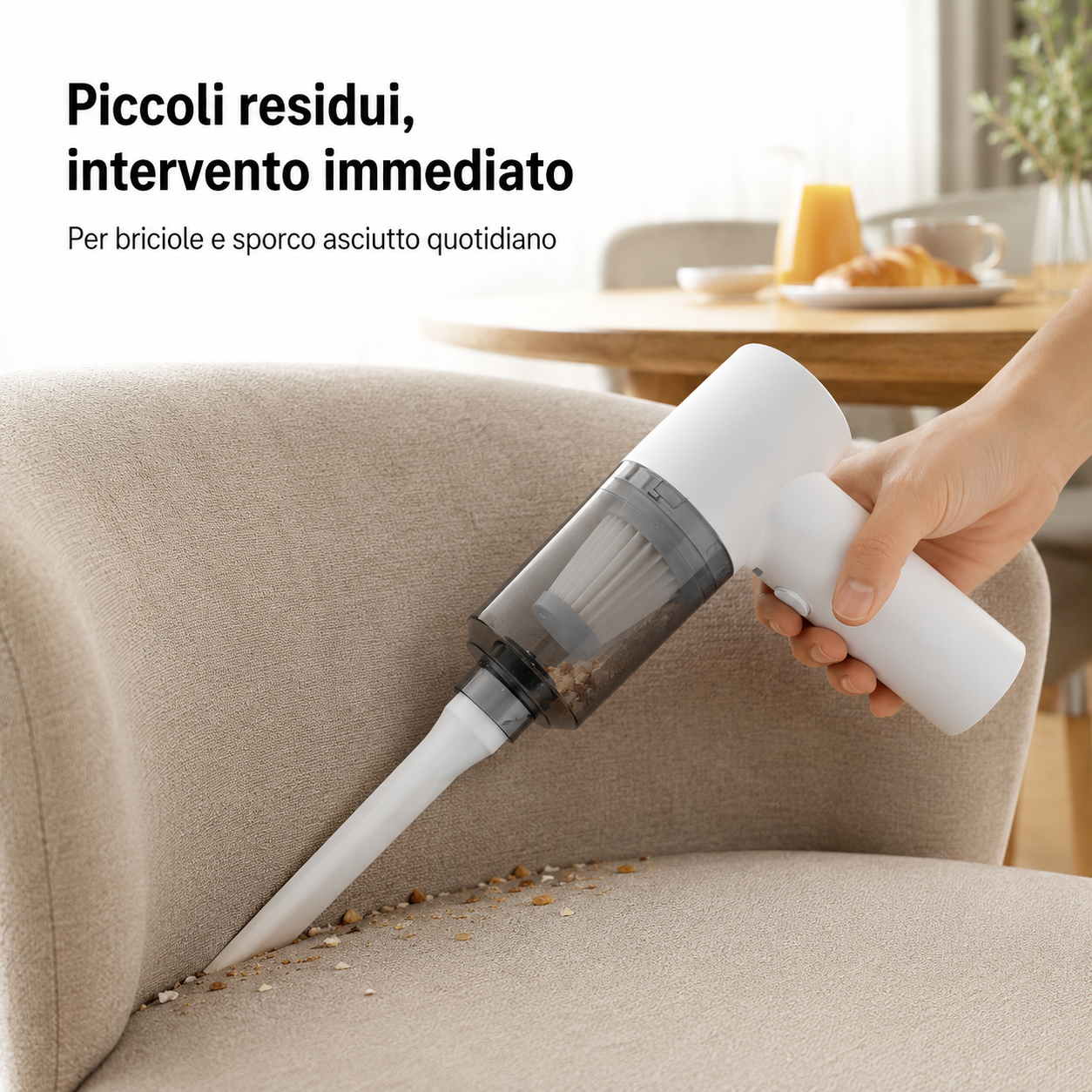 Aspirabriciole 2-in-1