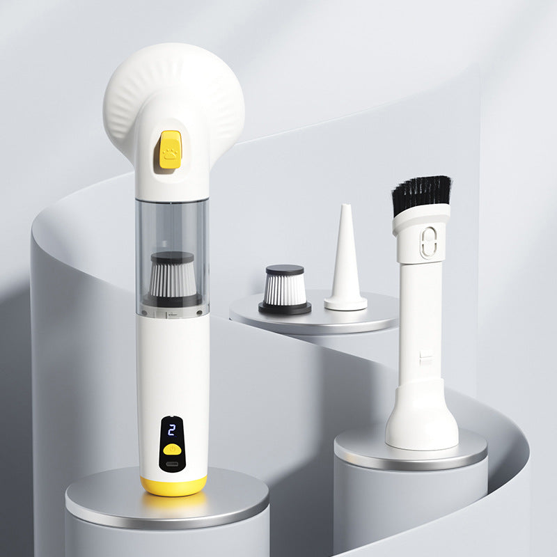 Pet Vacuum Cleaner Multi-Function Grooming Brush and Blower for Cat Hair Removal, Pet Hair Suction and Trimmer, Portable Car Vacuum
