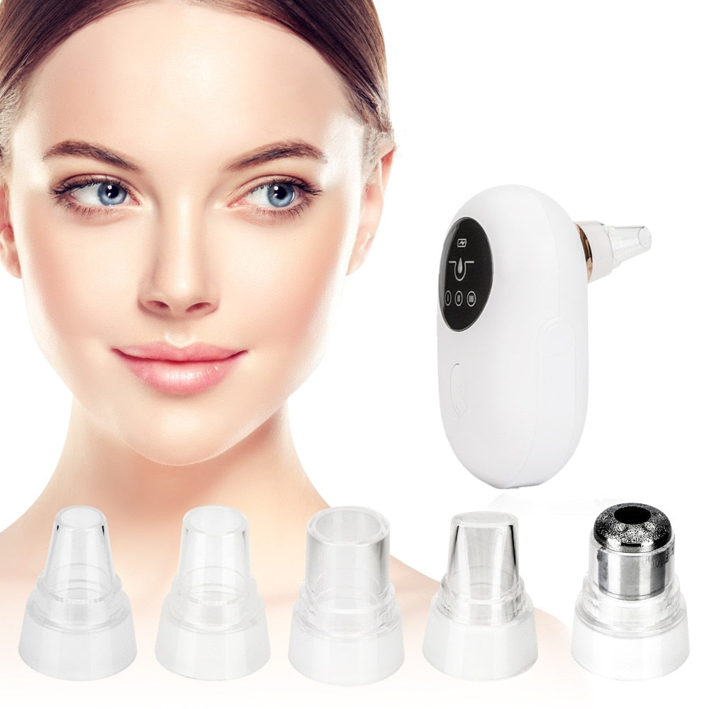 Blackhead Remover Vacuum Pore Cleaner Suction Cleaning Face Care Black Head Cleaner Acne Extractor Diamond Microdermabrasion